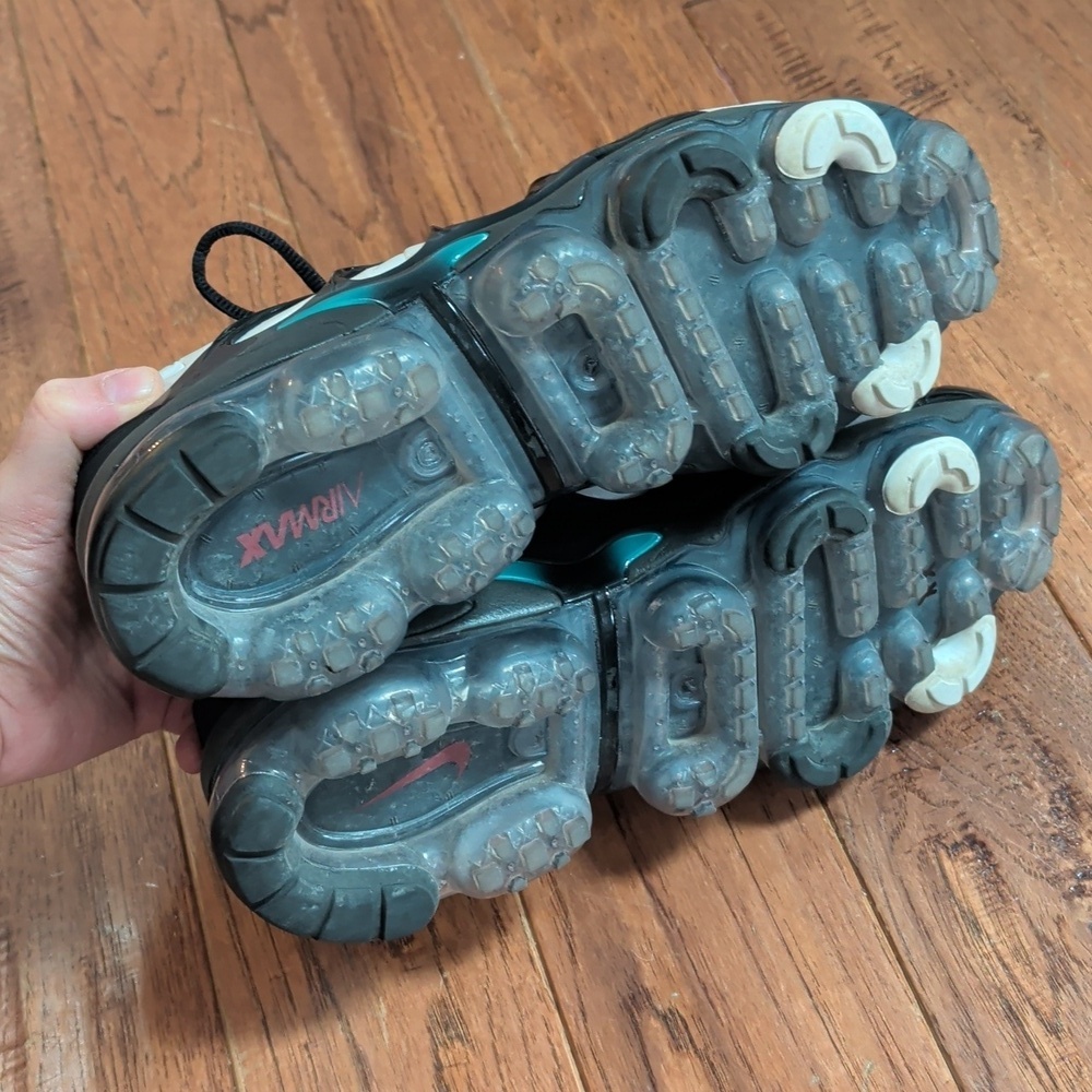 Nike Air VaporMax Griffey Spider Man Black and White Athletic Sneakers - Picture 9 of 11